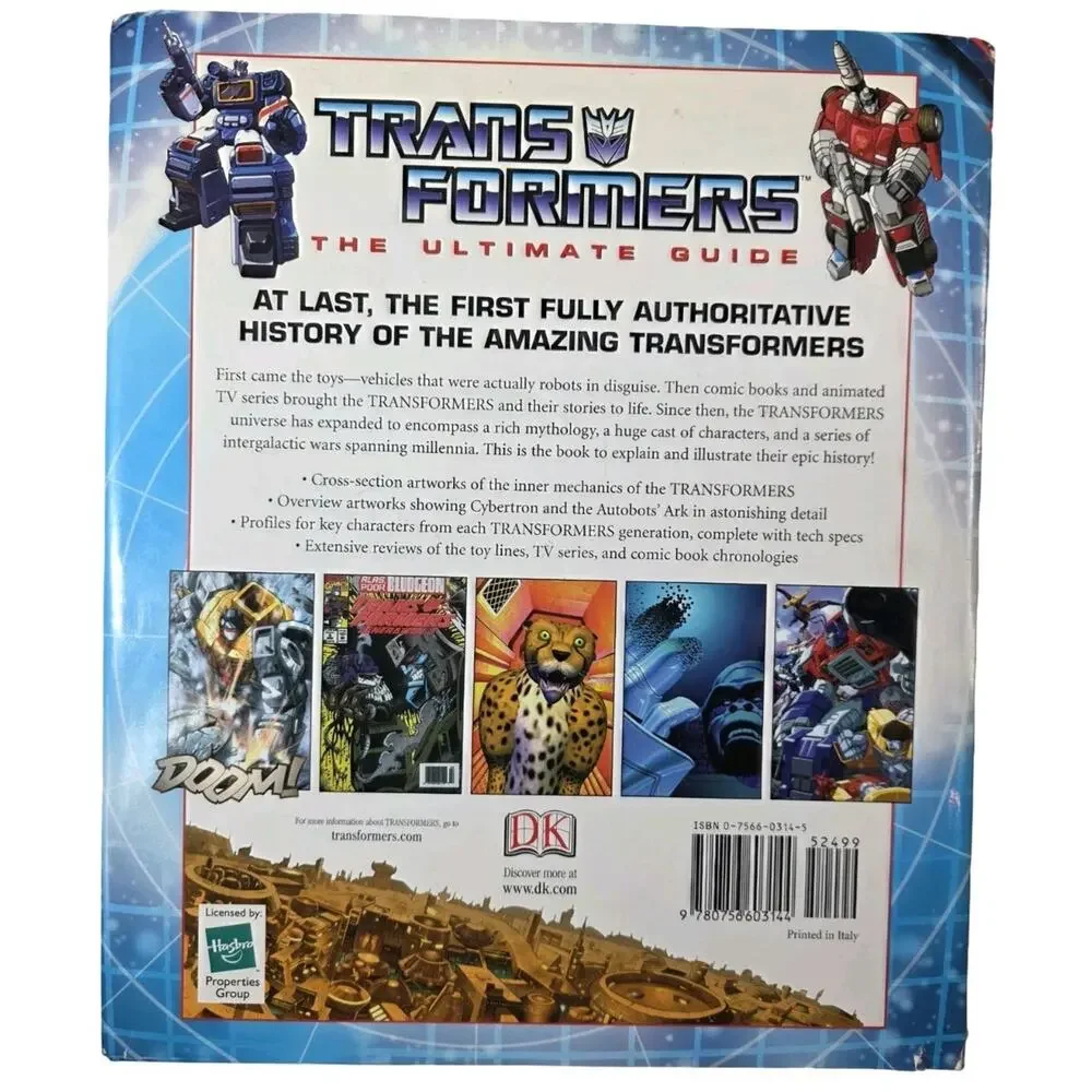 DK Transformers: The Ultimate Guide Hardcover Illustrated by Simon Furman